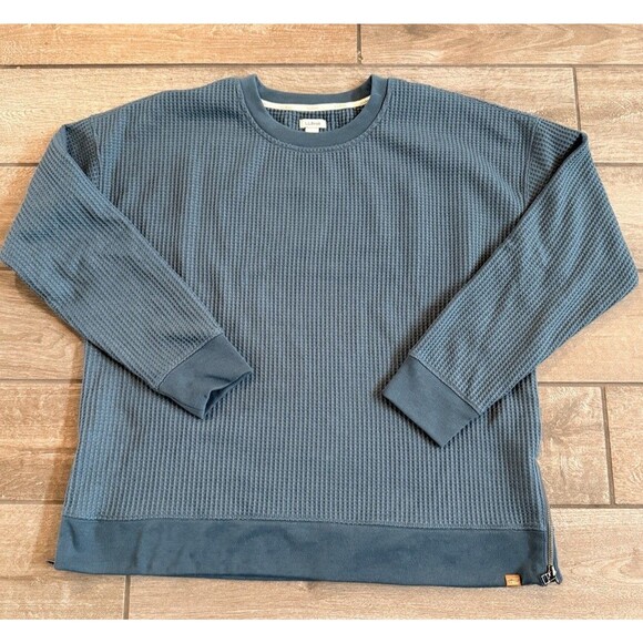 LL Bean Womens Birchwood Brushed Waffle Top Size XL Lot Of 3 Crewneck LNC - Picture 7 of 12